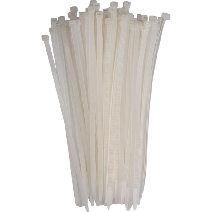 Хомут кабельный JAZZWAY 5054189 PCT 7,6х300-100WH PA6,6 (уп.100шт)