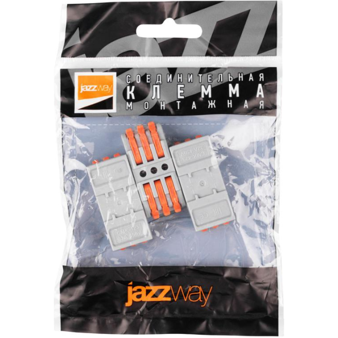 Клемма монтажная JAZZWAY 5073708 СМК PTC-3P 4233 BL/3 450В 32А 0,08-2,5(4,0)кв.мм