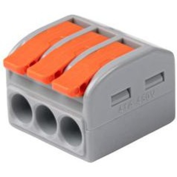 Клемма монтажная JAZZWAY 5074088 СМК PTC-3P 463 450В 41А 0,5-6,0кв.мм